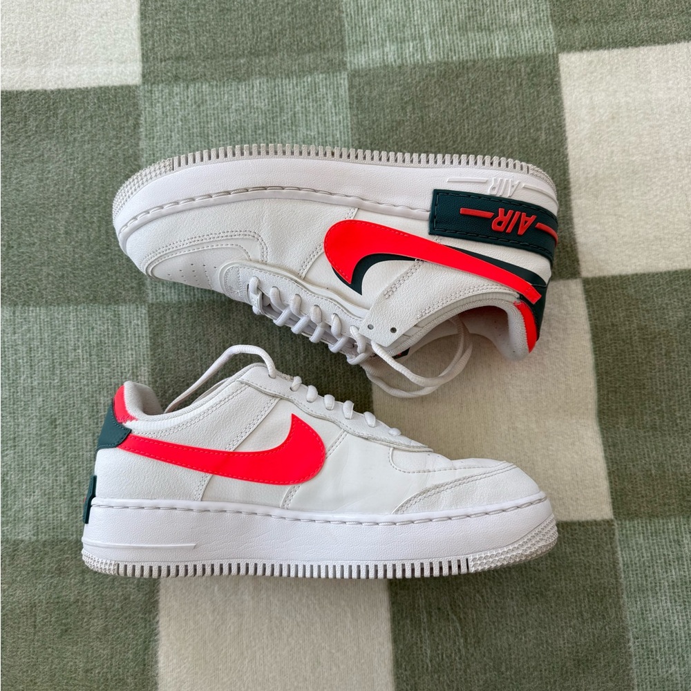 Nike Air Pink and Blue Sneakers